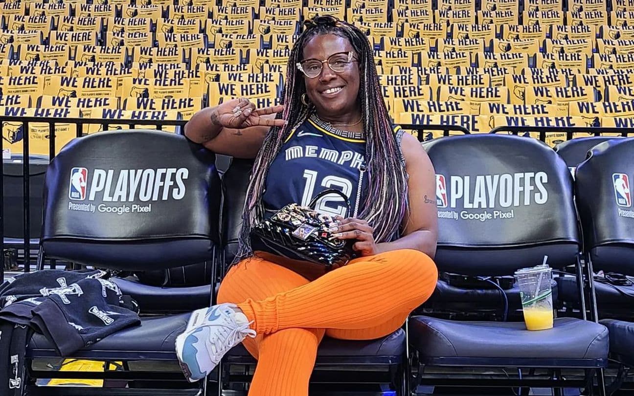 A rapper Gangsta Boo