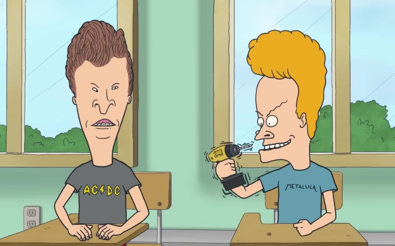 Butt-Head e Beavis em cena de sua animação