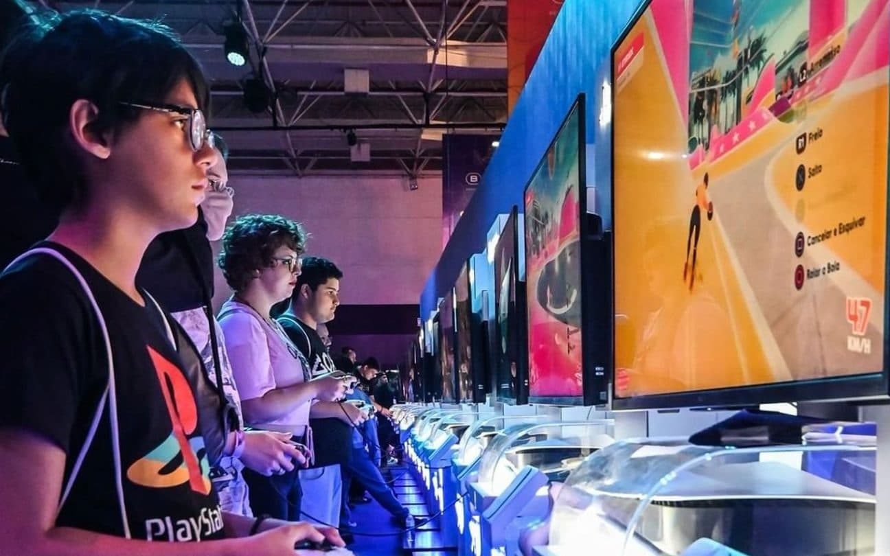 Gamers se divertem no BIG Festival 2022