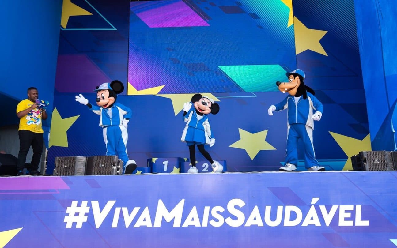Foto da Disney Magic Run de 2019, edição mais recente da corrida
