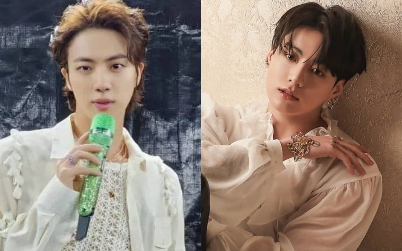 Jin e Jungkook do BTS