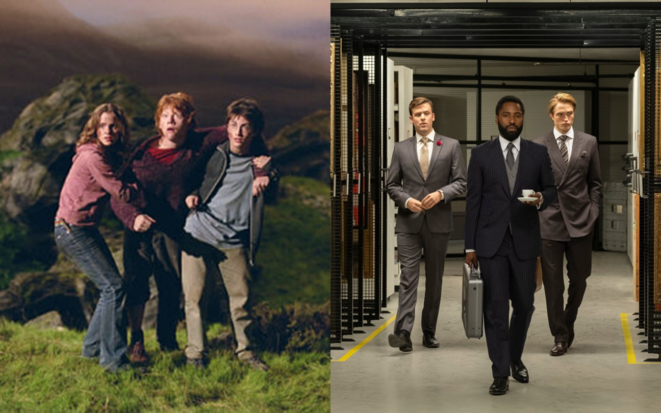 Montagem dos filmes Harry Potter 3 e Tenet, disponíveis na HBO Max