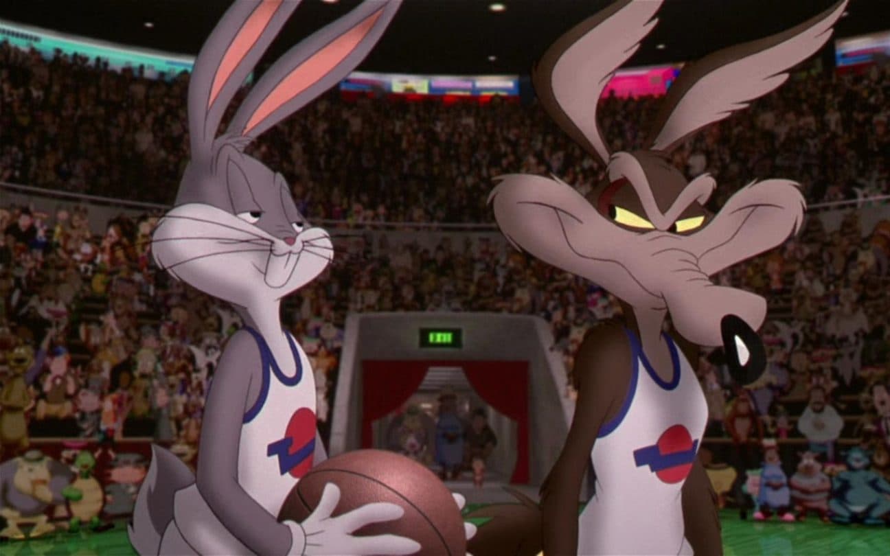 Cena de Space Jam, personagens podem estar em Coyote vs. Acme