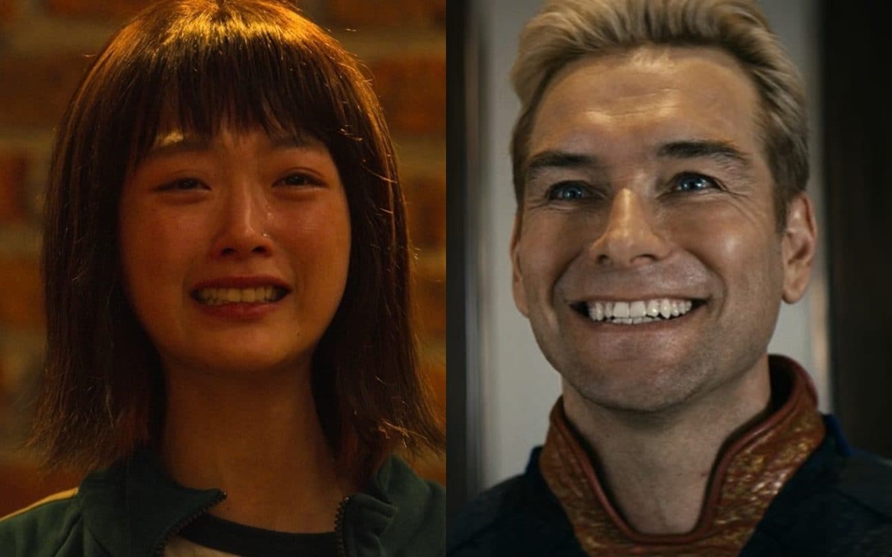 Montagem com Lee Yoo-mi e Antony Starr, astros de Round 6 e The Boys, duas das séries mais esperadas de 2024