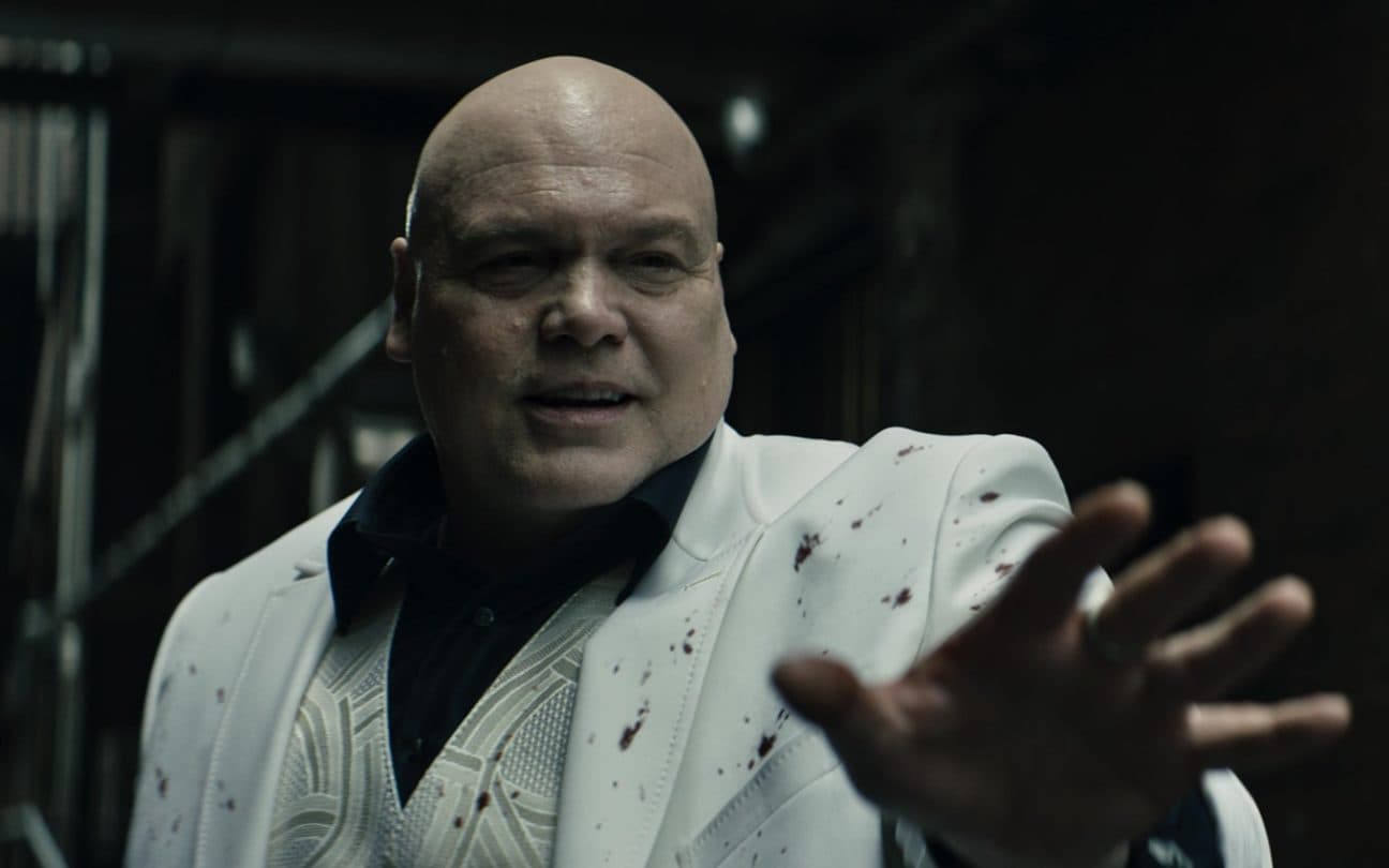 Vincent D'Onofrio como Rei do Crime em cena de Eco