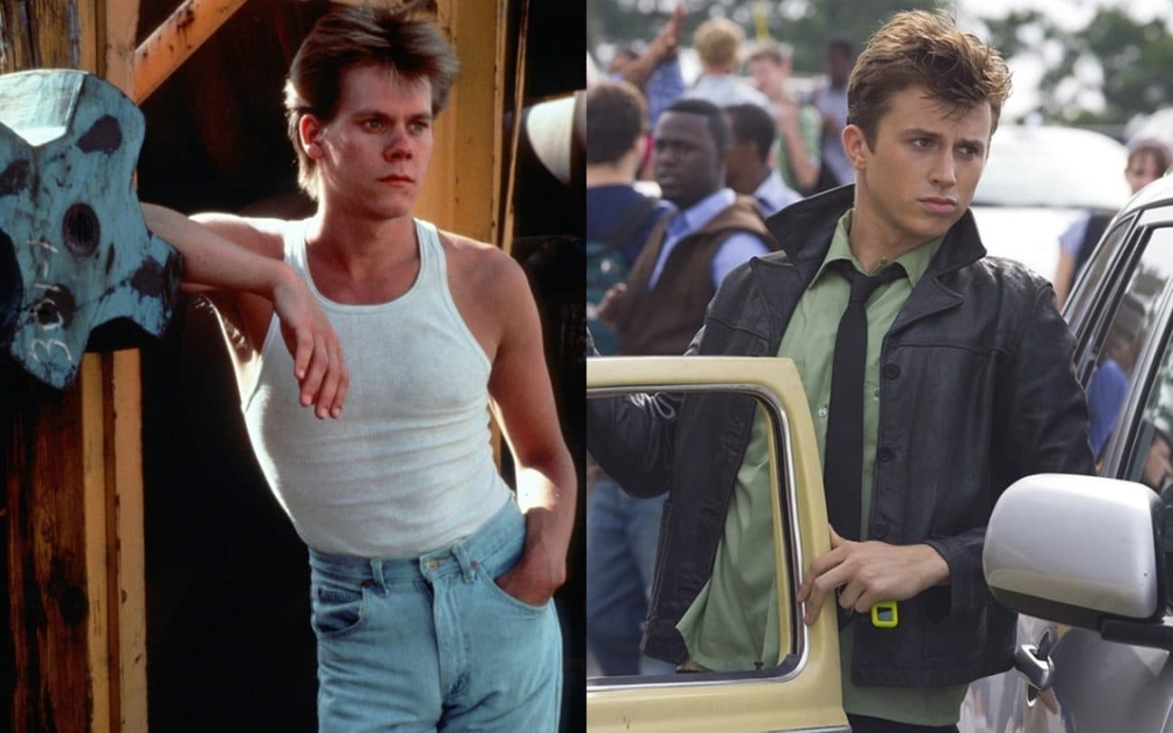 Montagem com Kevin Bacon de Footloose - Ritmo Louco e Kenny Wormald de Ritmo Contagiante