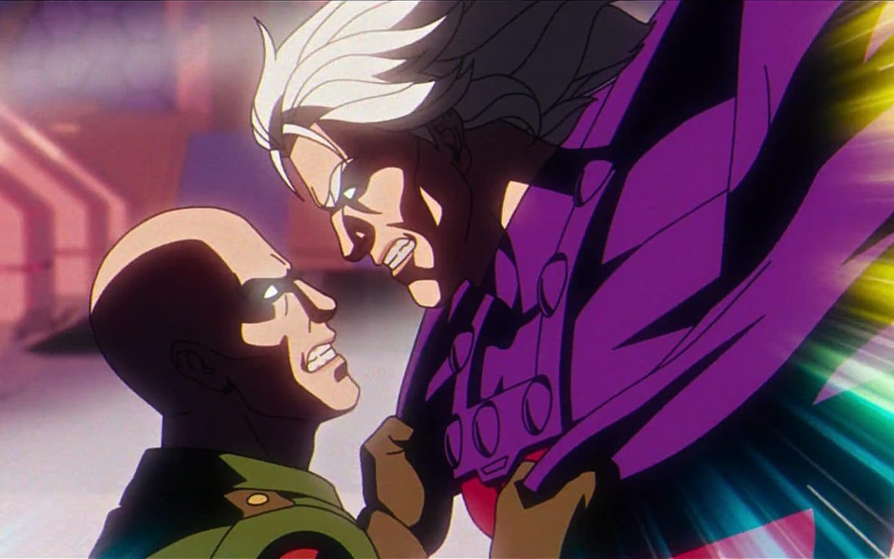 Professor Xavier e Magneto em cena de X-Men '97