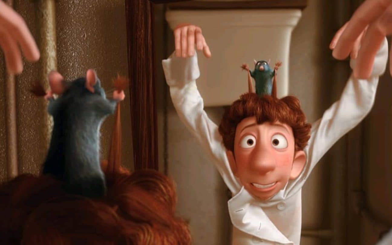 Cena de Ratatouille, filme da Pixar