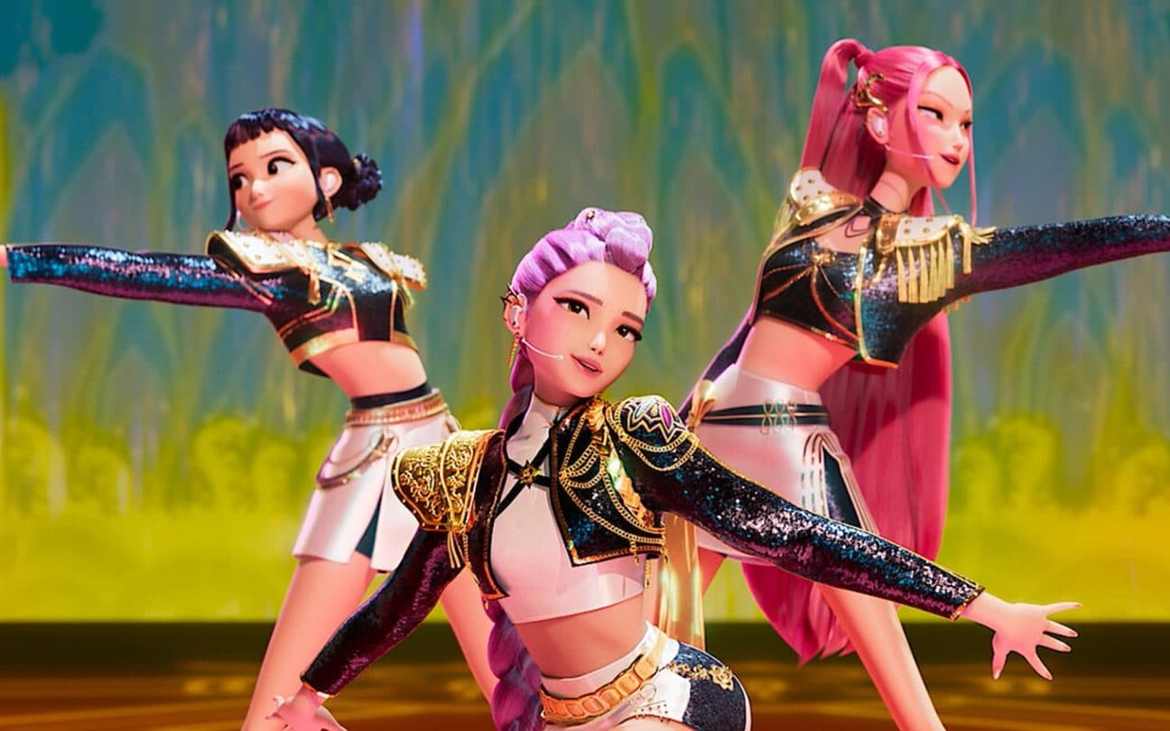 Cena de Guerreiras do K-Pop, sucesso da Netflix