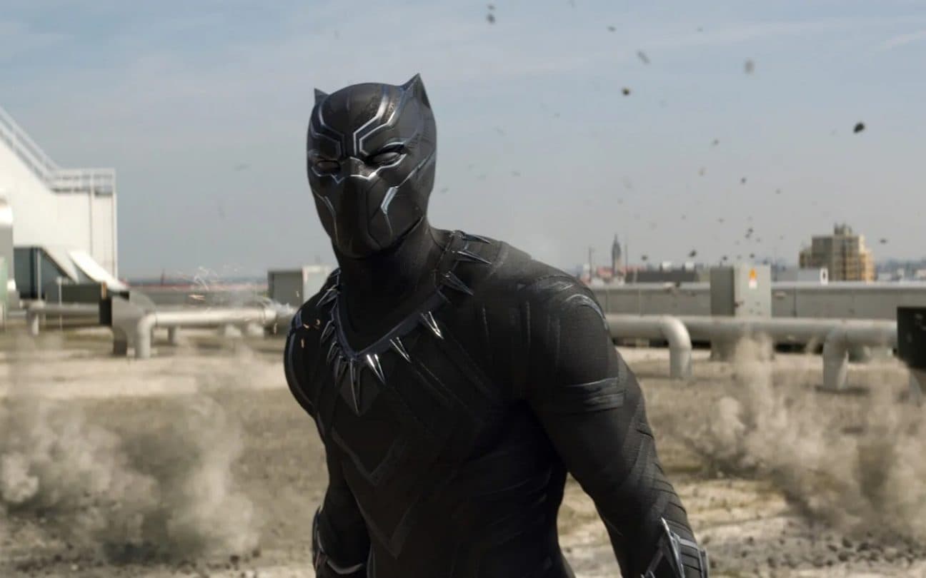 Cena de Pantera Negra, filme da Marvel