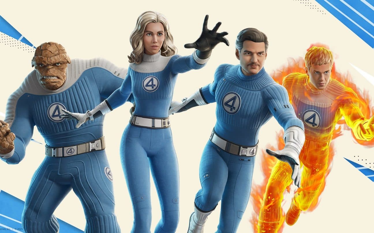 Quarteto Fantástico da Marvel no Fortnite