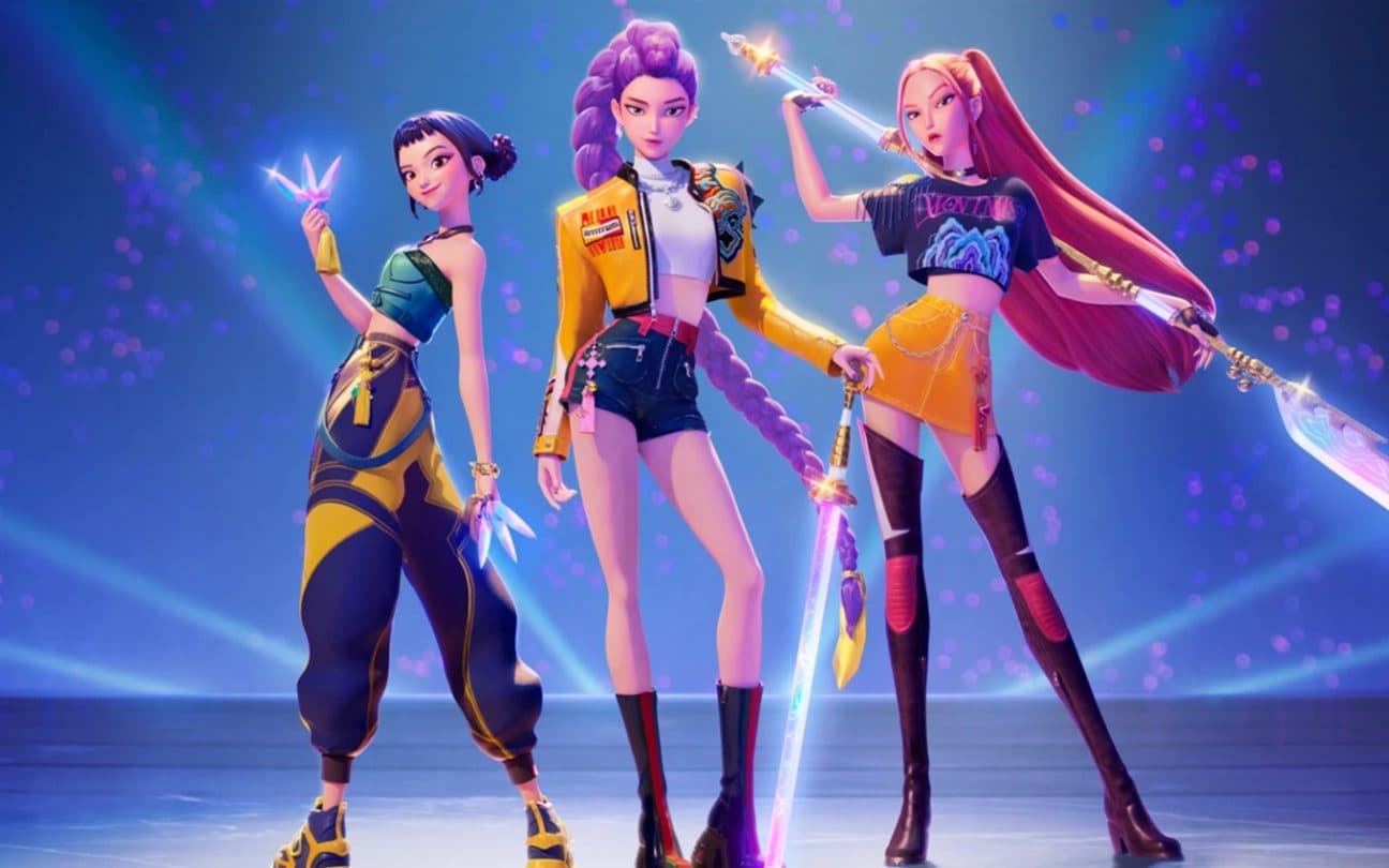 Cena de Kpop Demon Hunters