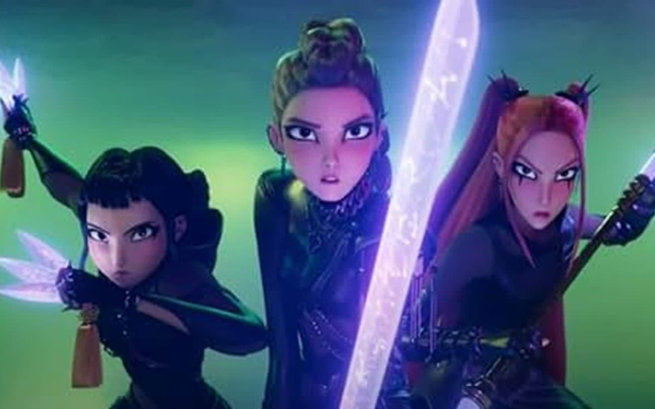 Cena de Kpop Demon Hunters, nova sensação da Netflix