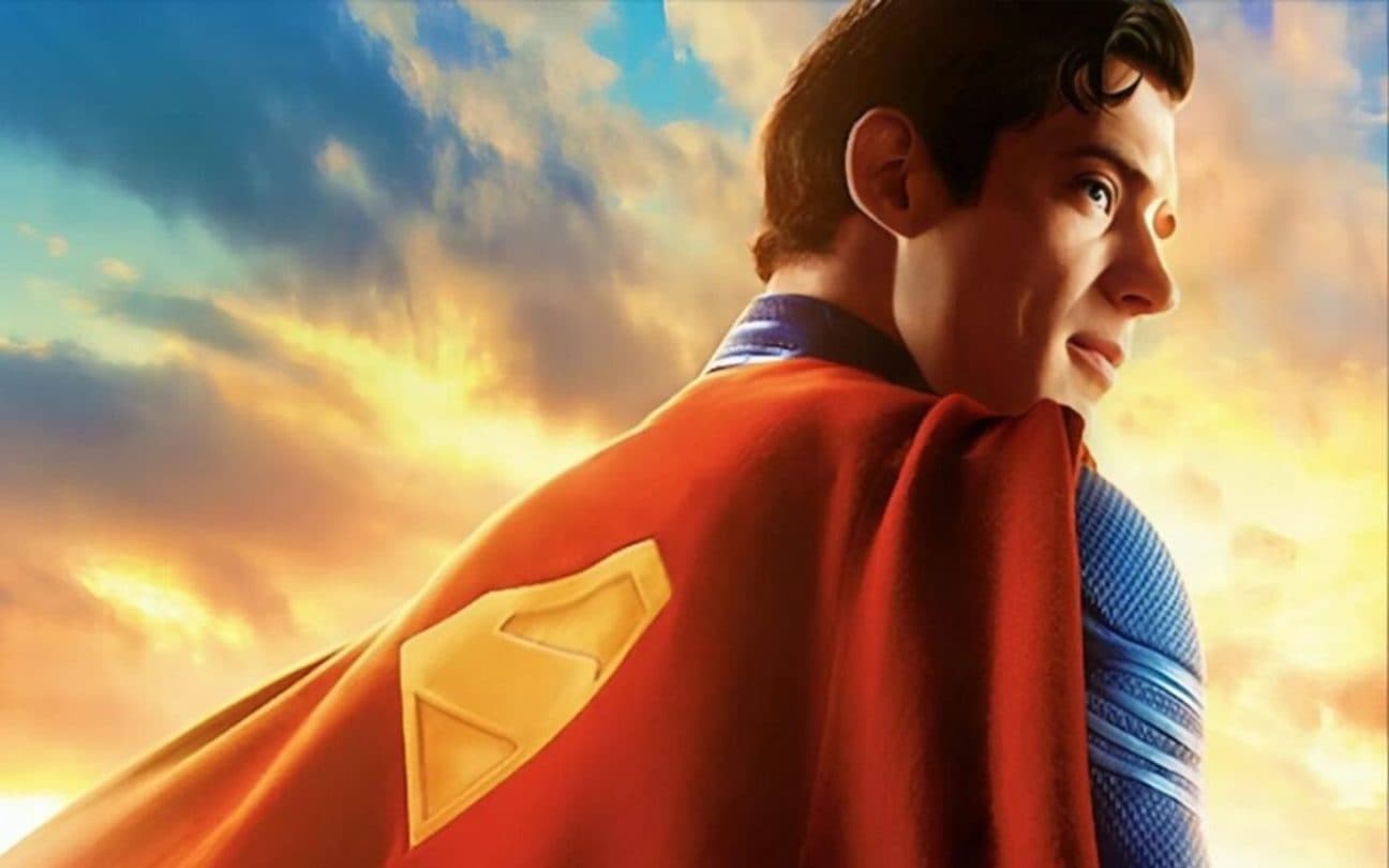 David Corenswet em cena de Superman, filme da DC