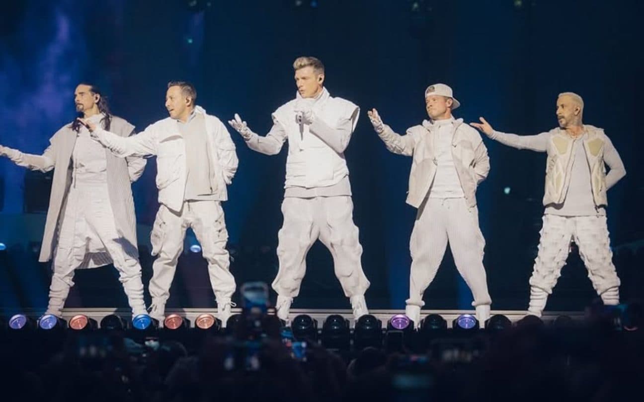 Backstreet Boys se apresentam no The Town.