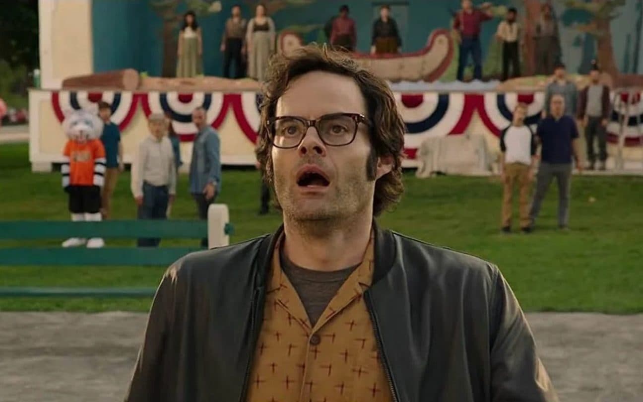 Bill Hader em cena de It 2, filme de terror na HBO Max