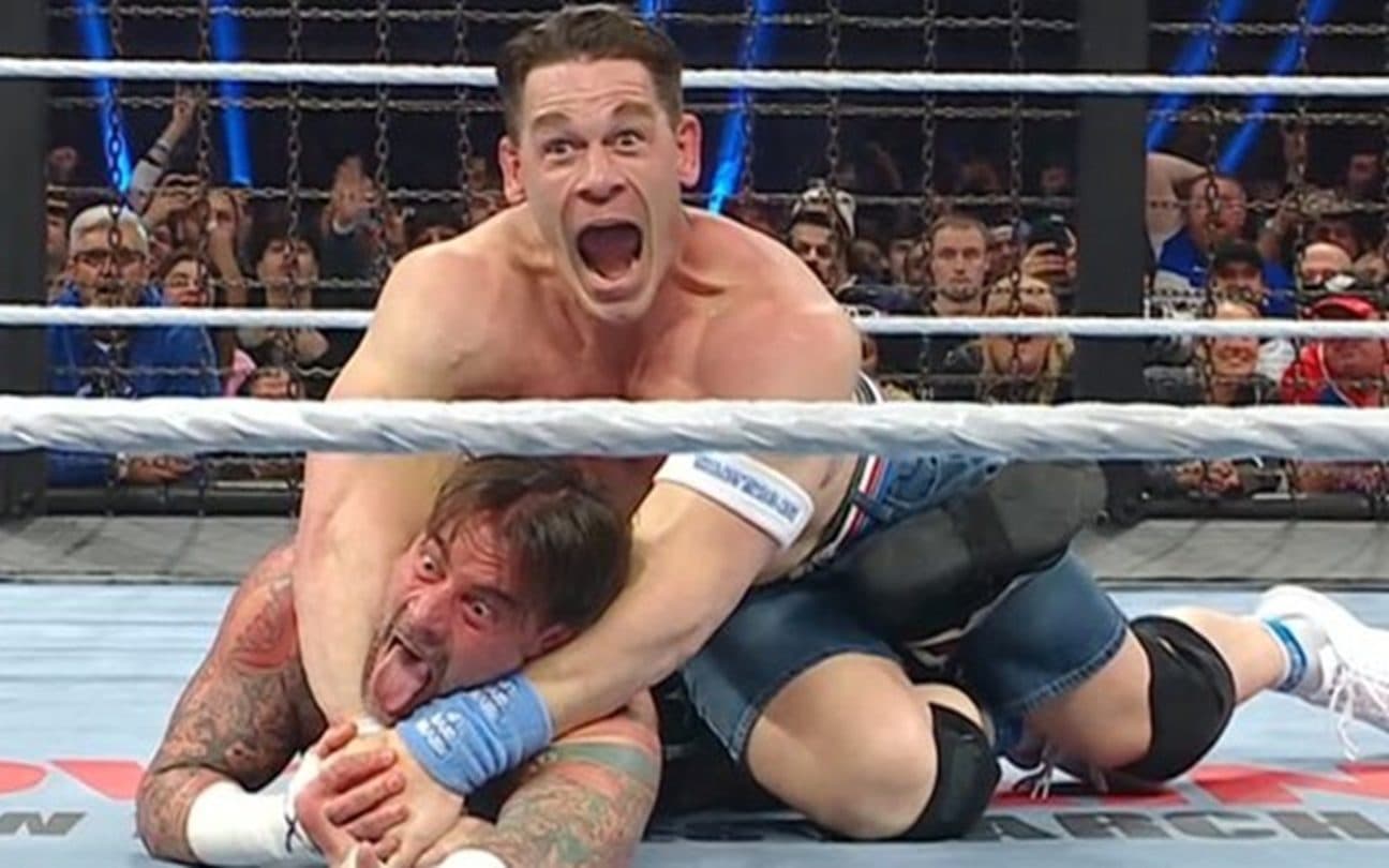 CM Punk e John Cena na WWE