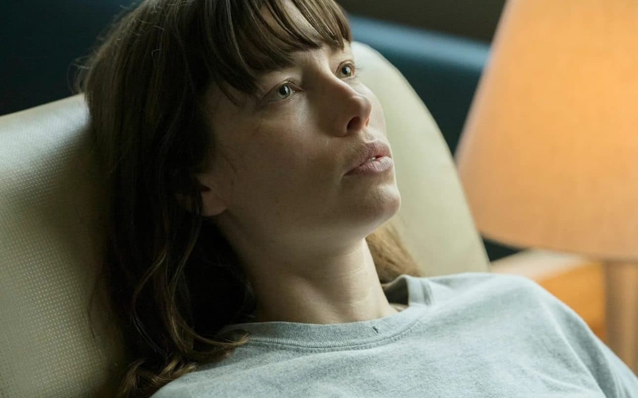 Jessica Biel em cena de The Sinner, série Netflix