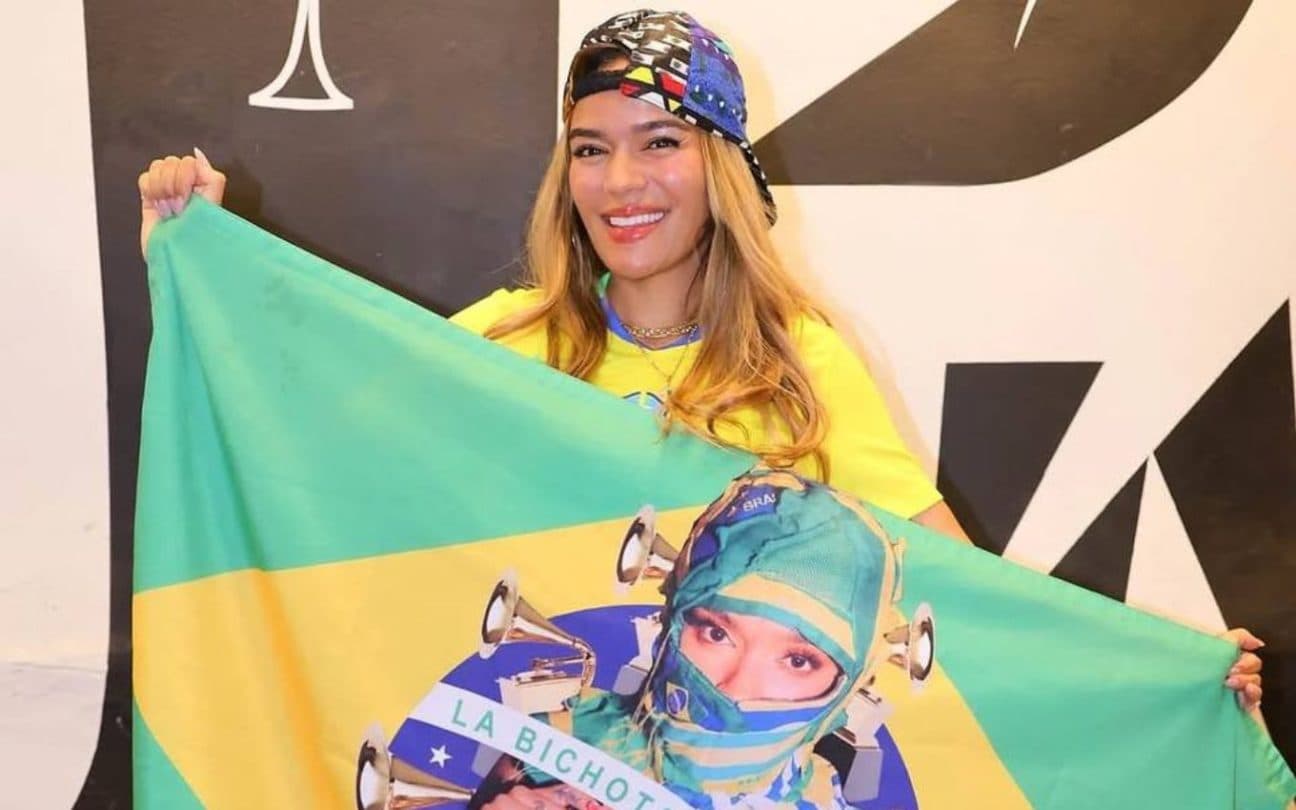 Karol G. está em São Paulo para show no jogo da NFL