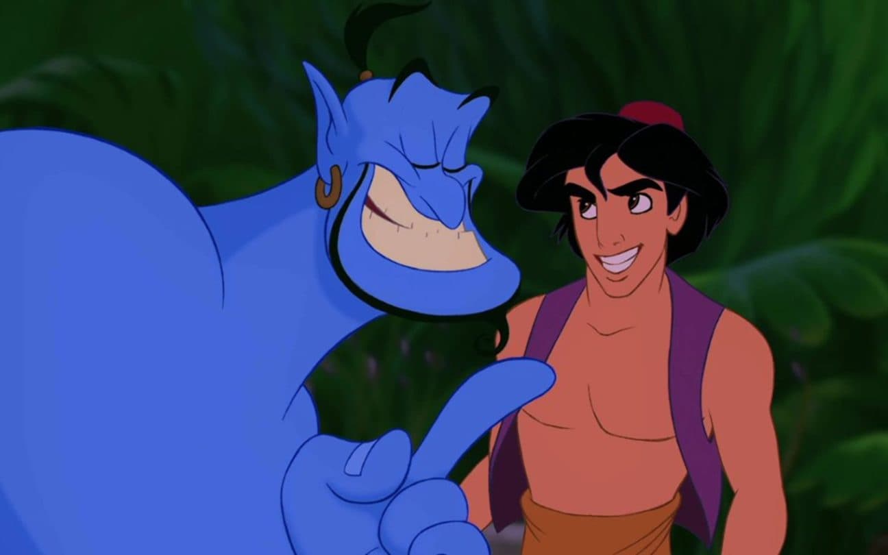 Cena de Aladdin, uma das maiores animações da história