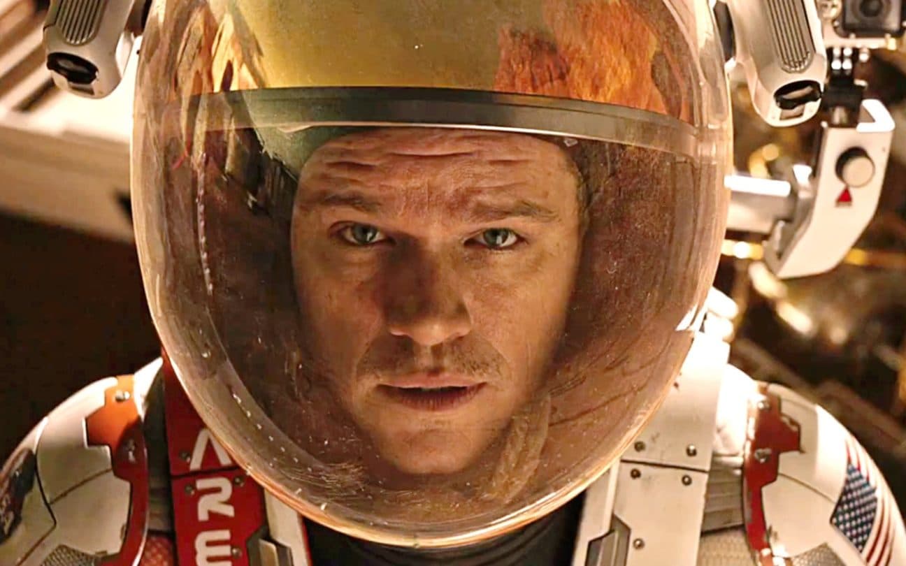 Matt Damon em cena de Perdido em Marte