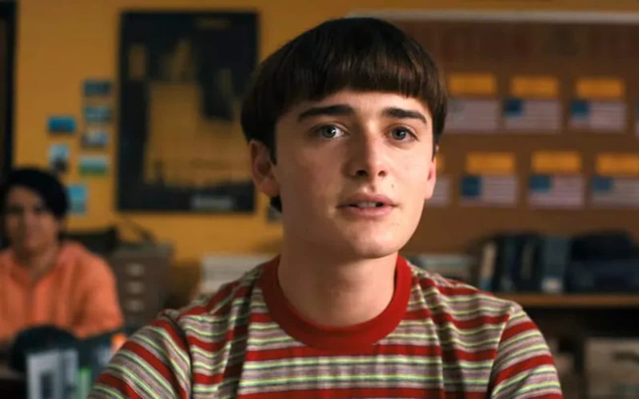 Noah Schnapp em cena de Stranger Things