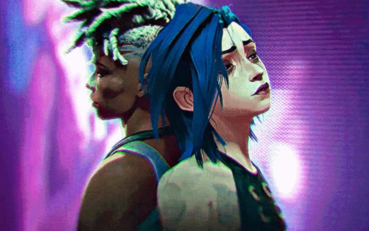 Ekko e Jinx em Arcane, melhor série da história da Netflix