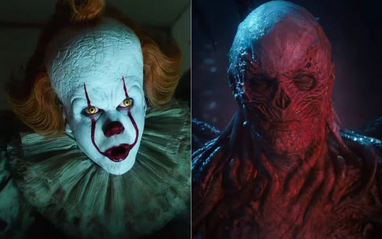 Vilões Pennywise e Vecna