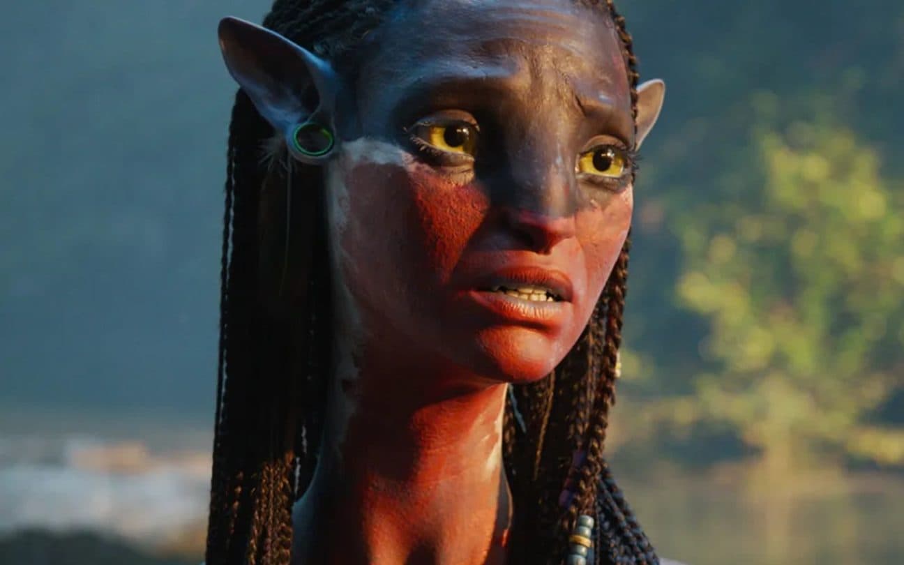 Zoe Saldaña em Avatar: Fogo e Cinzas