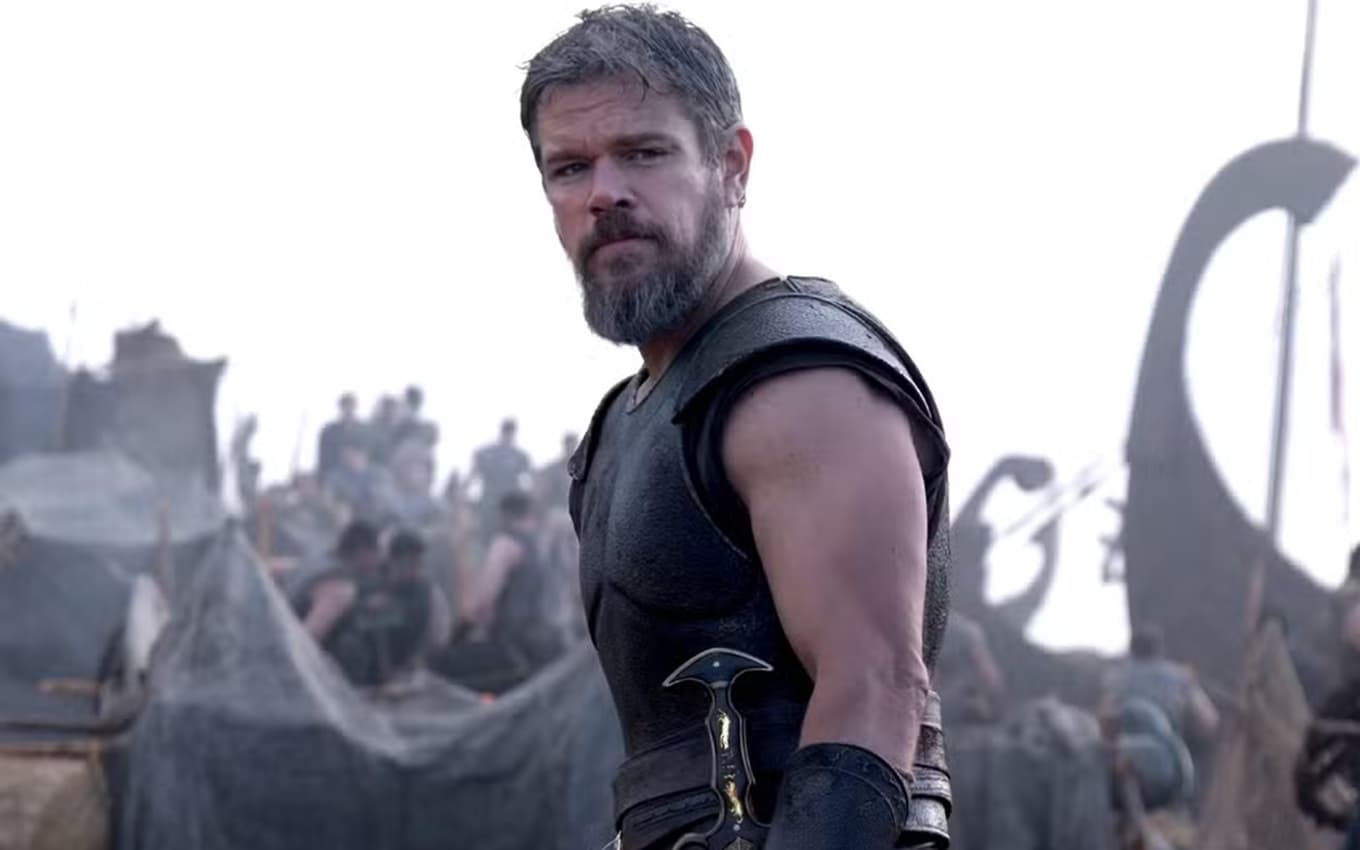 Matt Damon no filme A Odisseia