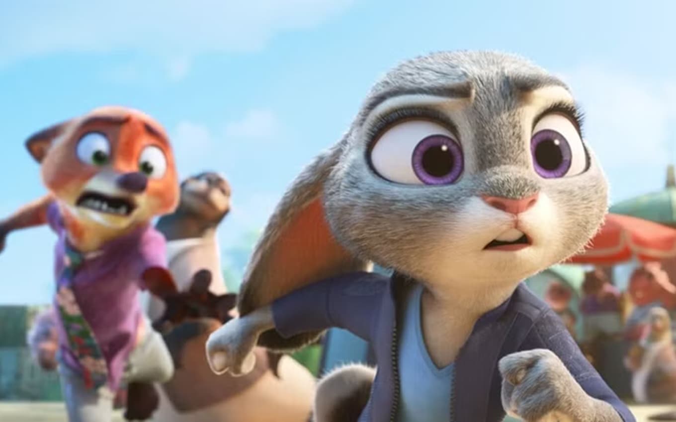 Cena de Zootopia 2, novo filme da Disney