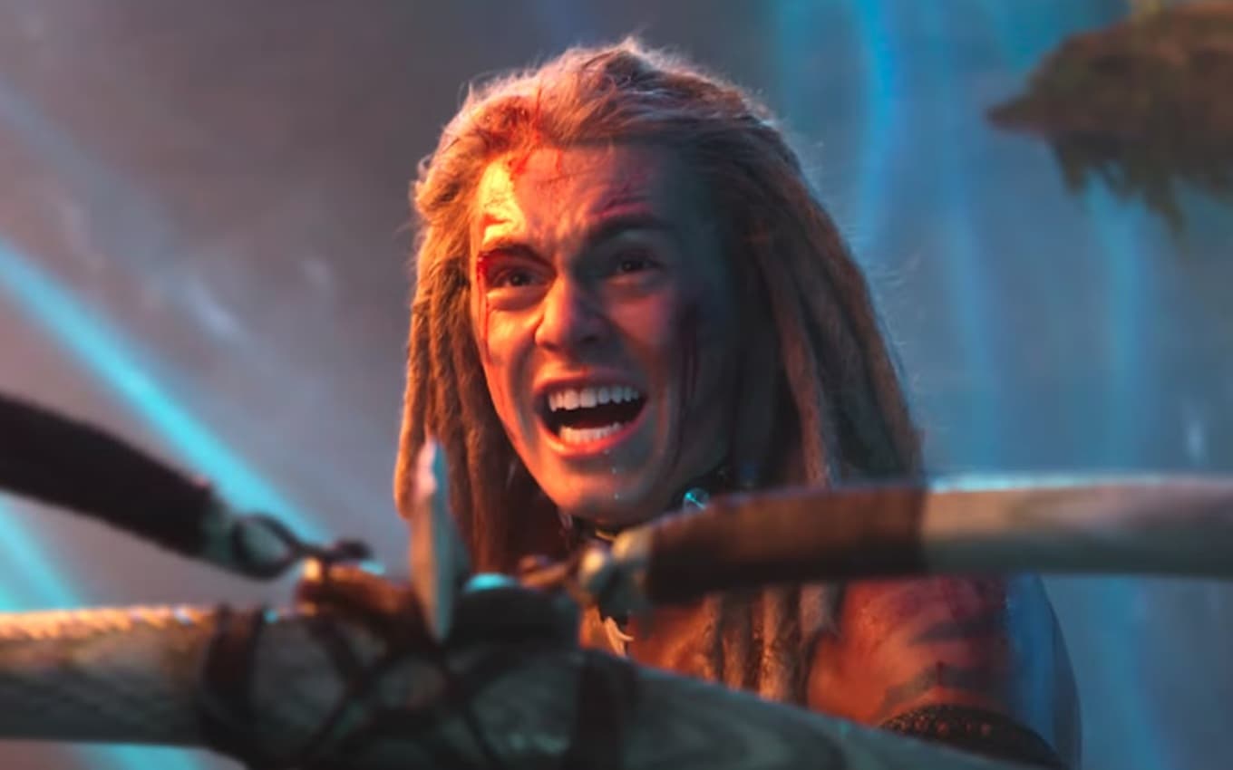 Jack Champion em cena de Avatar: Fogo e Cinzas