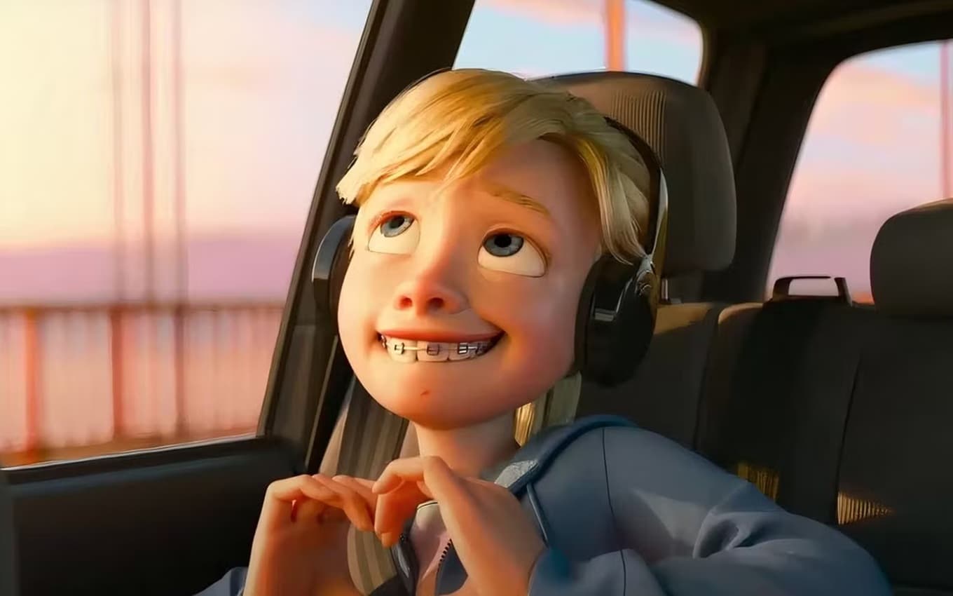 Riley em cena de Divertida Mente 2