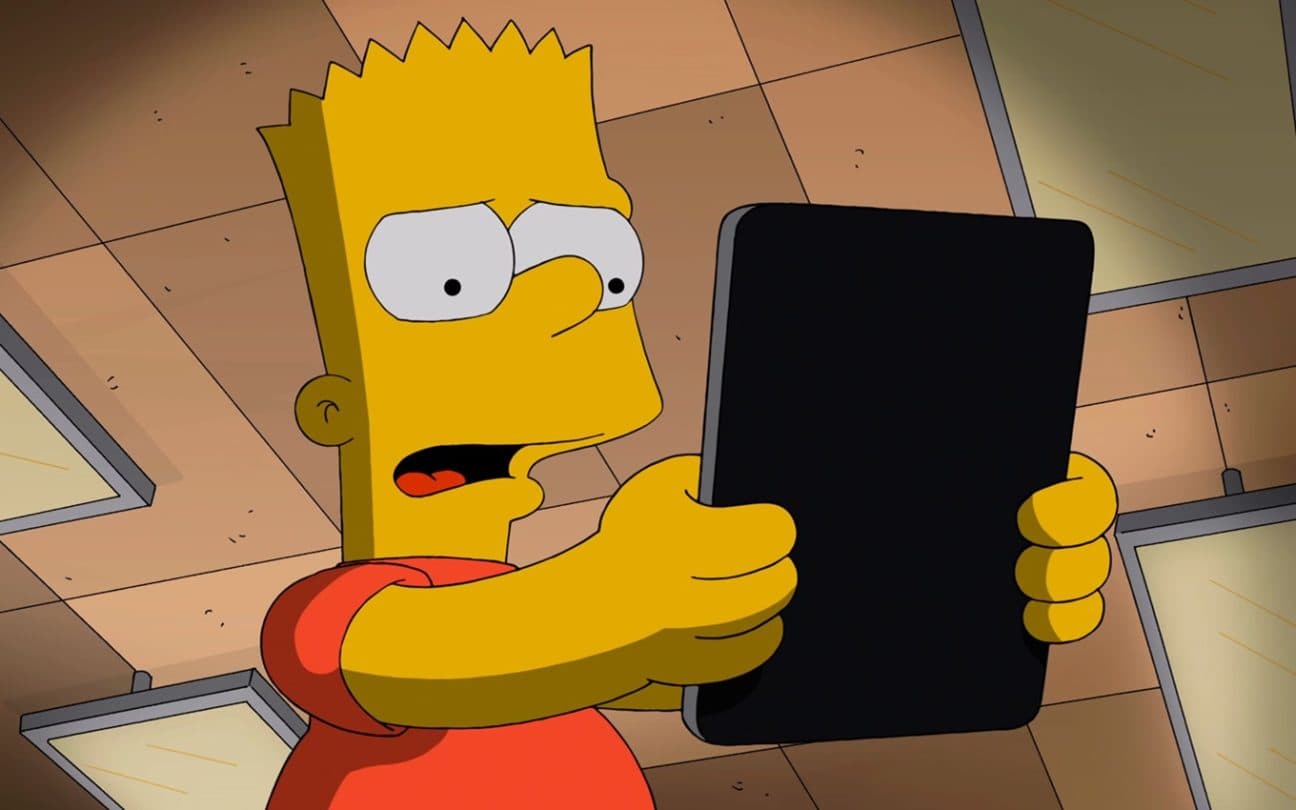 Bart em cena de Os Simpsons