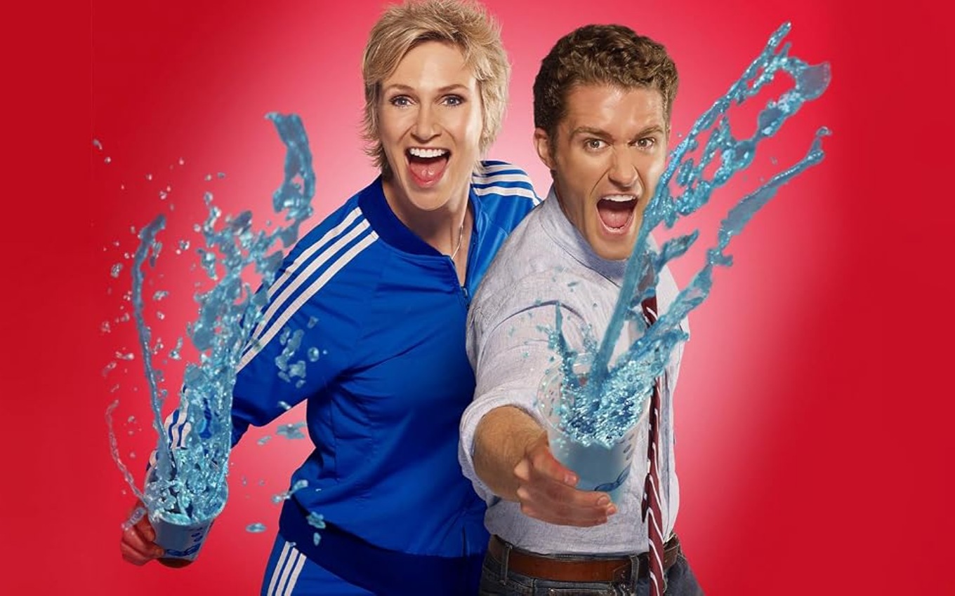 Jane Lynch e Matthew Morrison em Glee