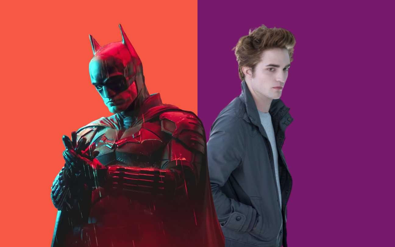 Robert Pattinson na versão Batman e Edward Cullen