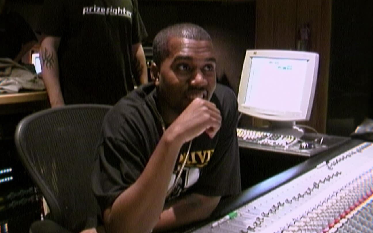 Kanye West em cena de jeen-yuhs: Uma Trilogia Kanye