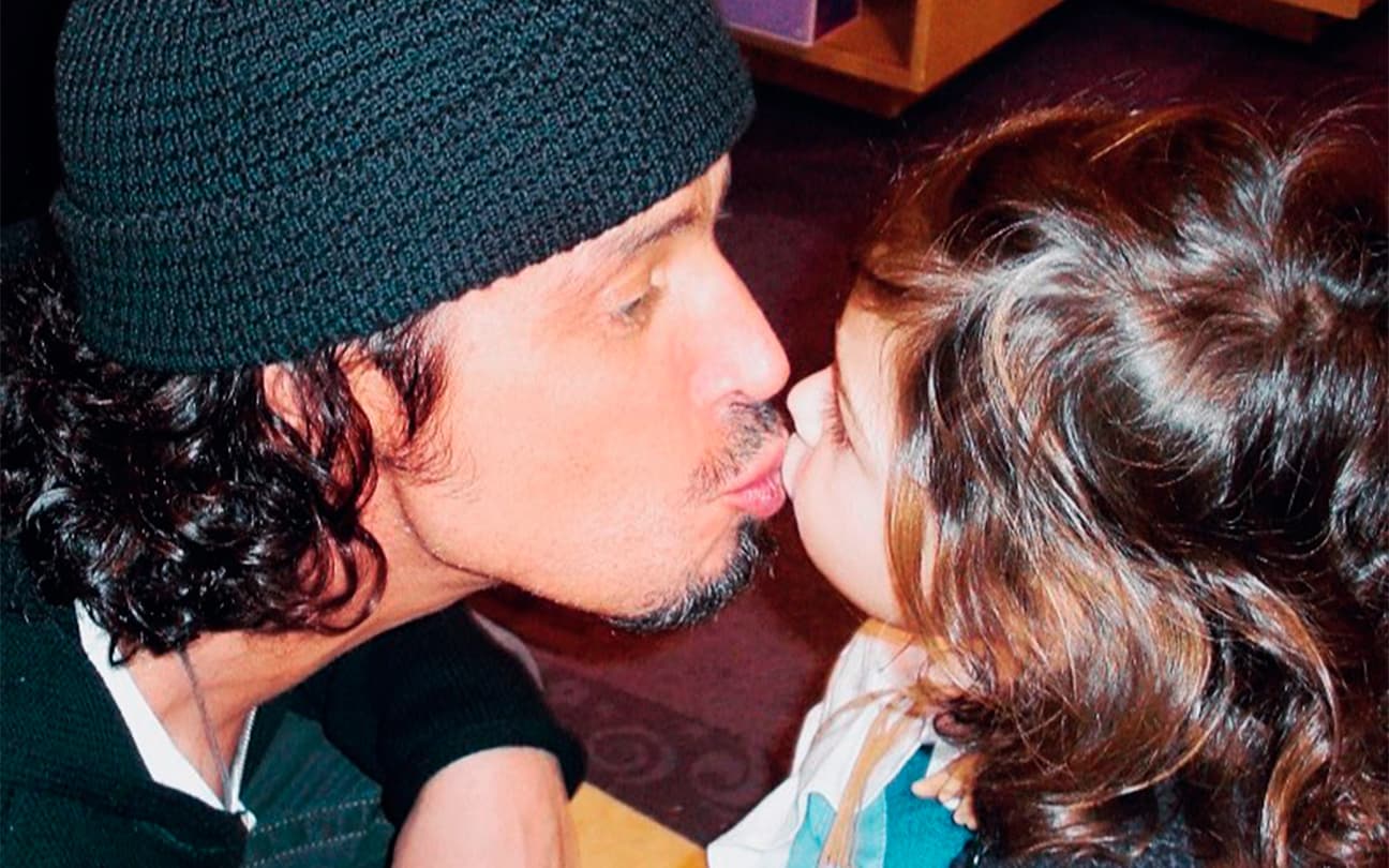 Chris Cornell com a filha, Toni
