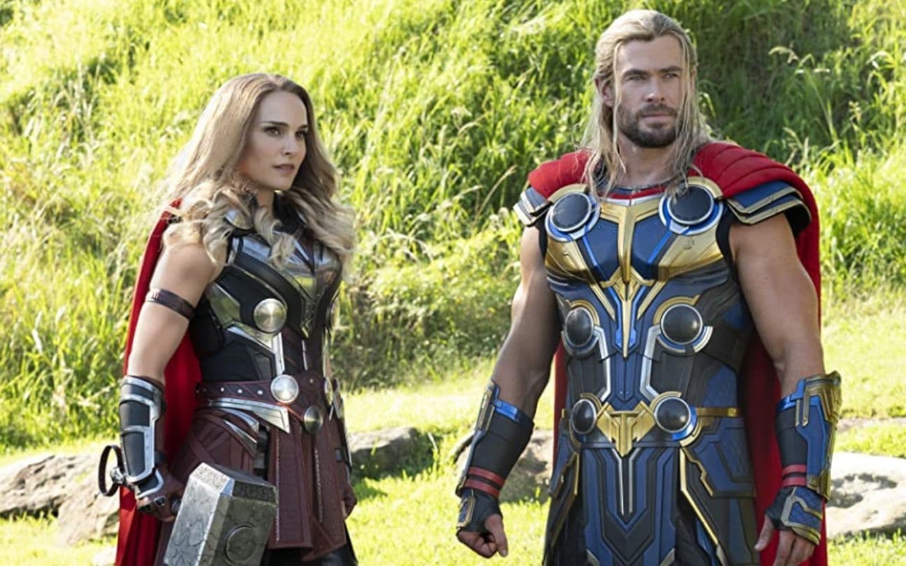 Thor: Amor e Trovão - Natalie Portman e Chris Hemsworth