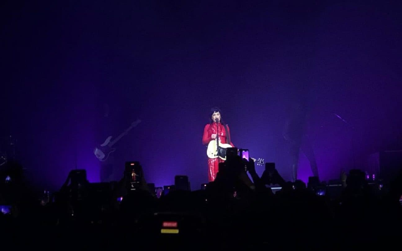 Demi Lovato no show em São Paulo