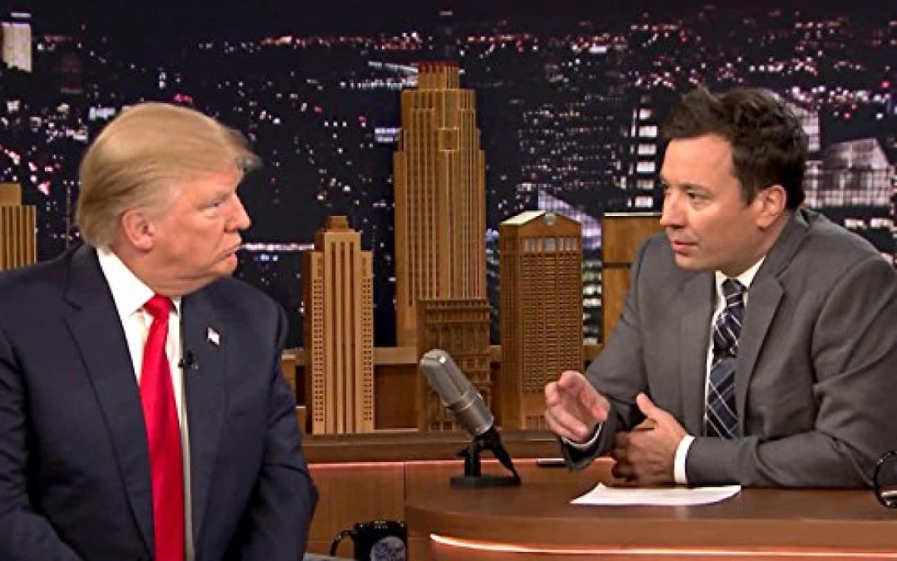 Donald Trump e Jimmy Fallon na NBC