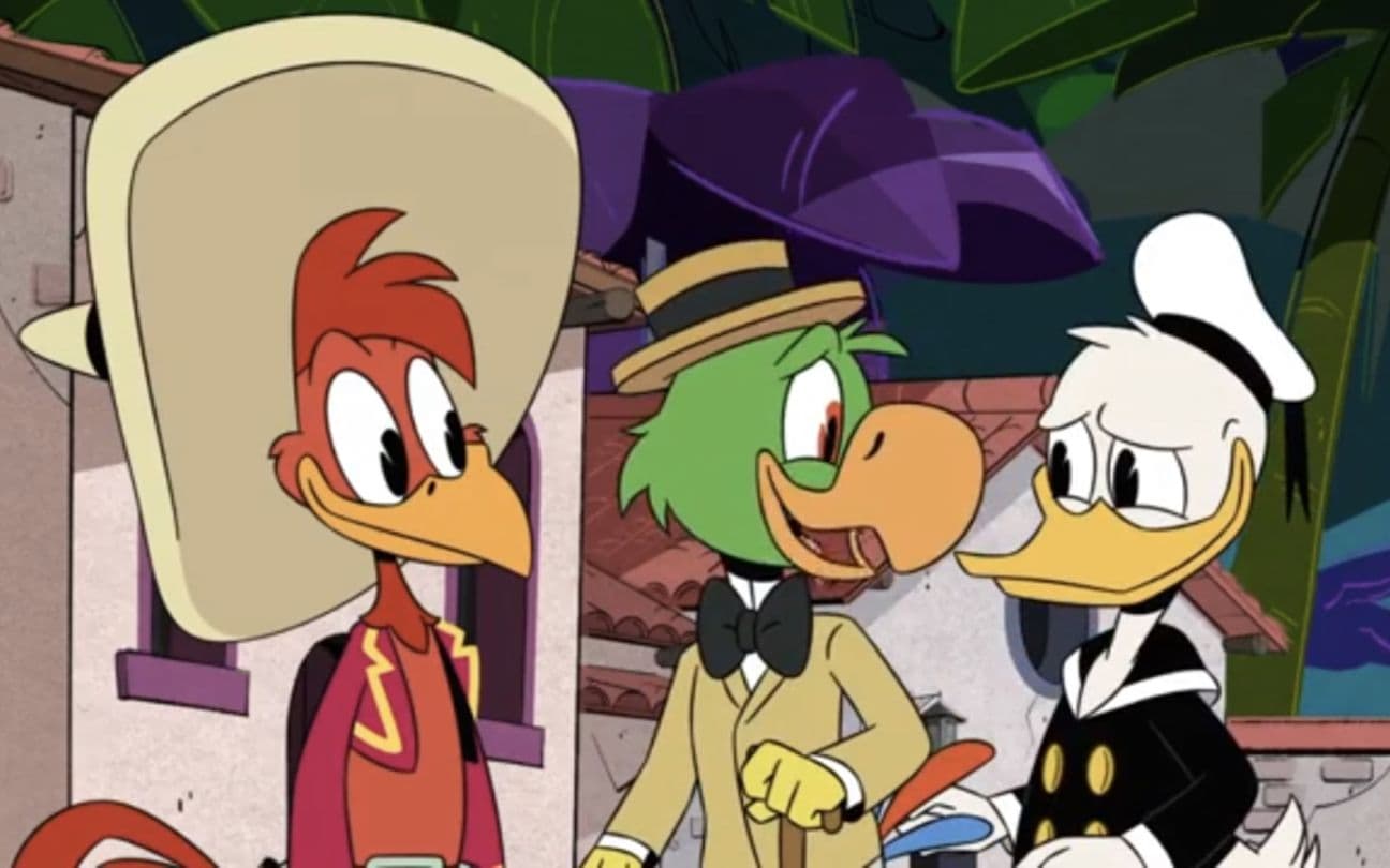 Panchito, Zé Carioca e Donald na nova versão de Ducktales
