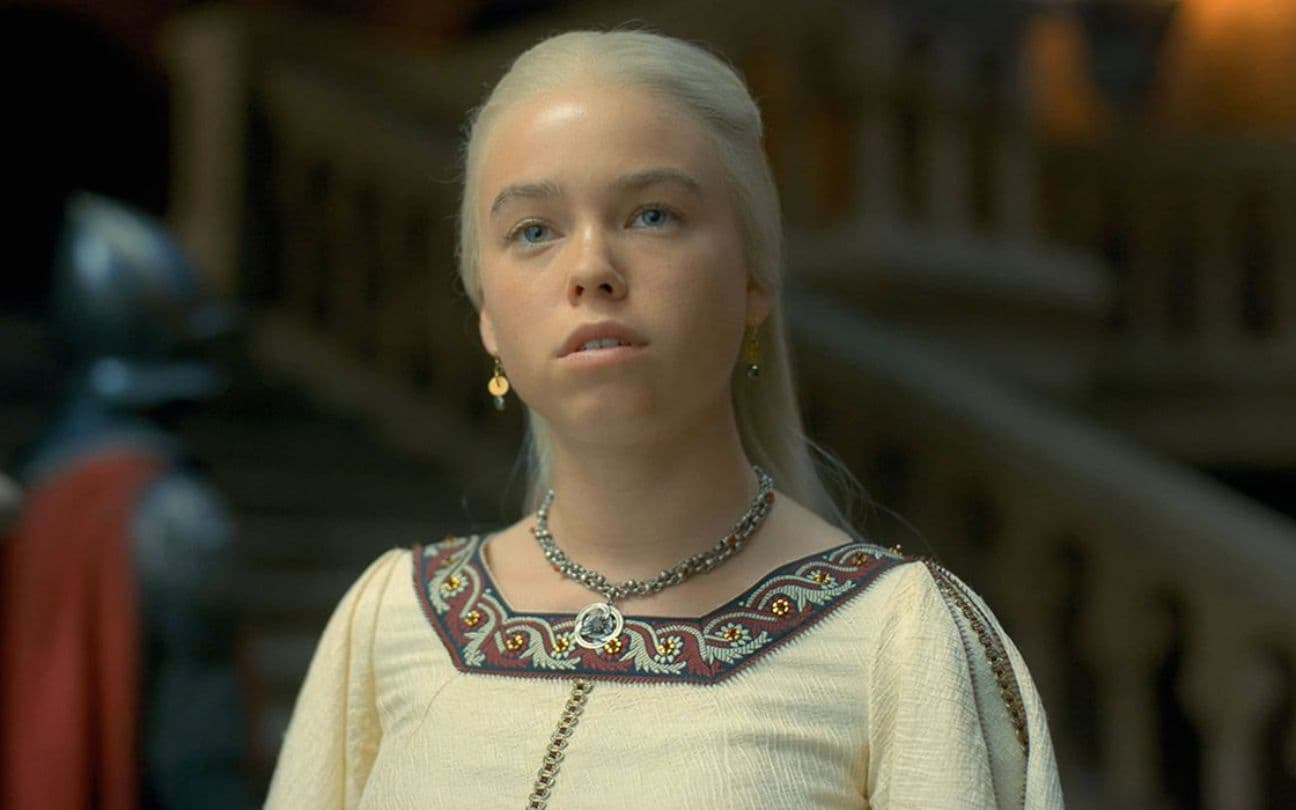 Milly Alcock como Rhaenyra Targaryen em House of the Dragon