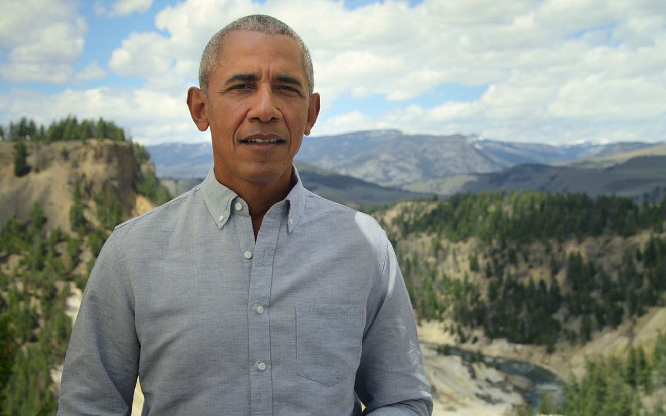 Barack Obama no documentário Os Parques Nacionais Mais Fascinantes do Mundo