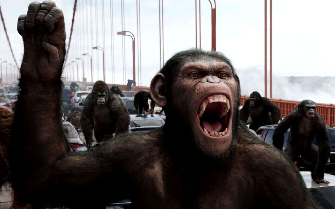 Andy Serkis deu vida a Caesar em Planeta dos Macacos
