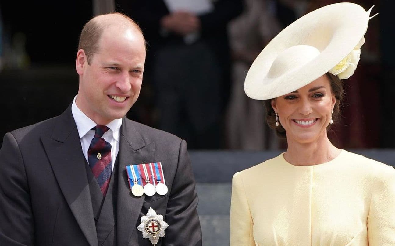 Príncipe William e Kate Middleton no Jubileu da rainha