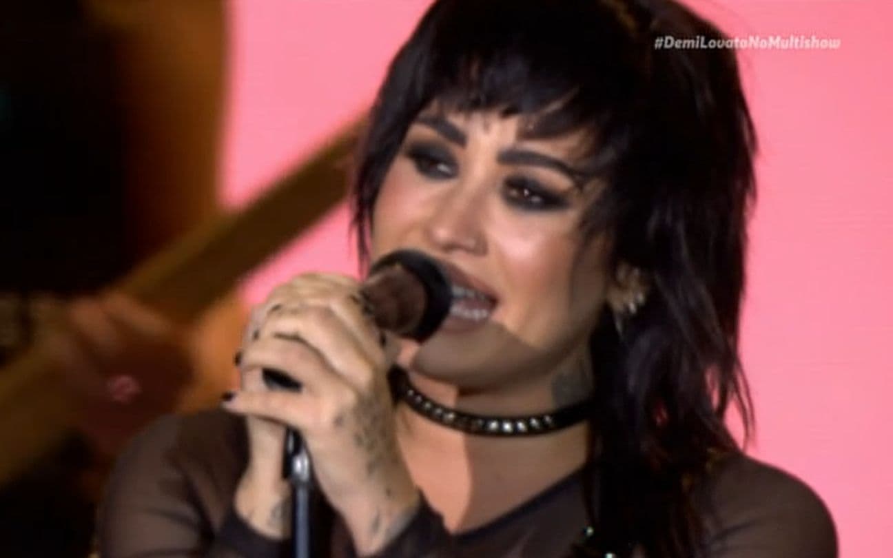 Demi Lovato faz show no Rock in Rio