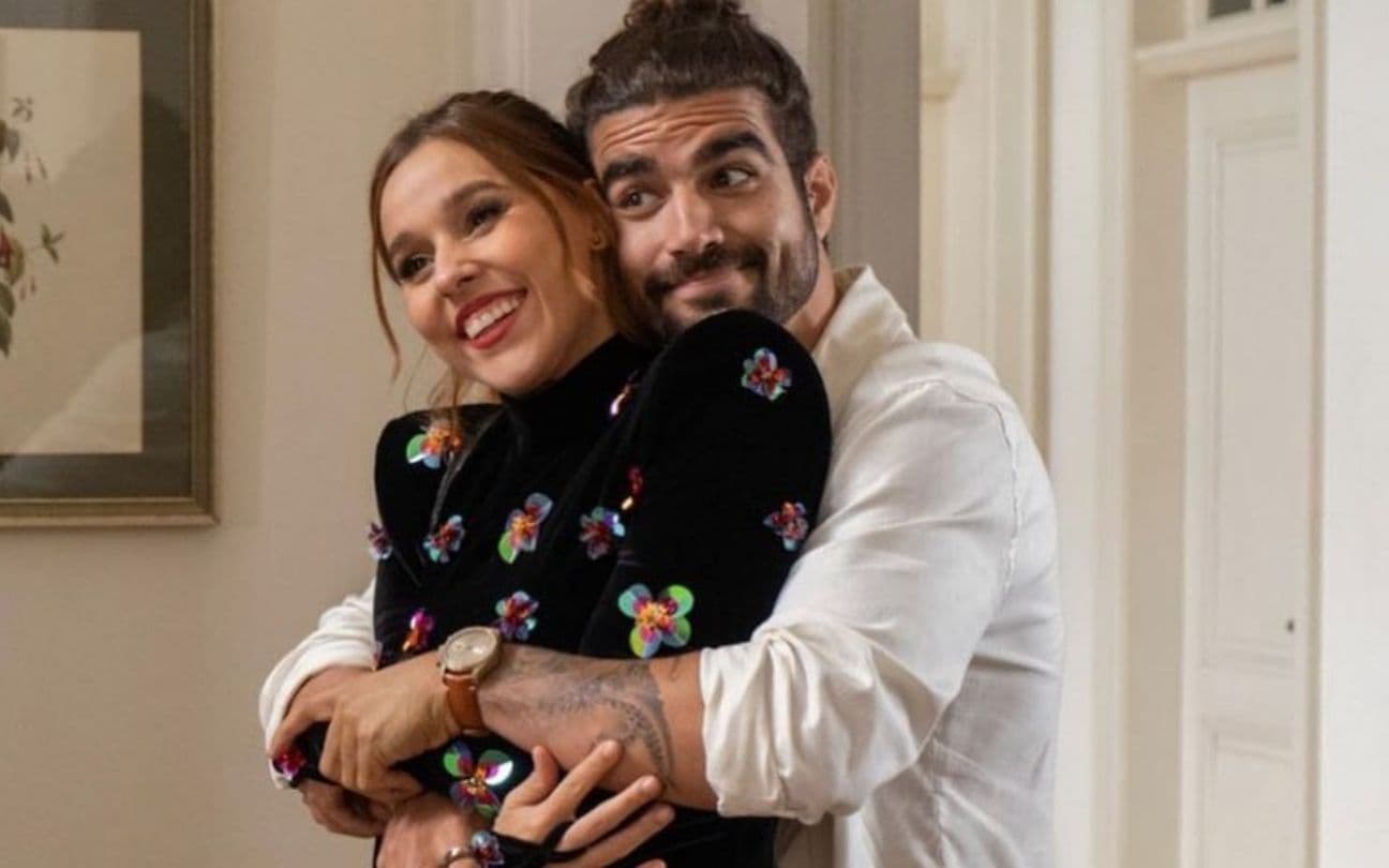 Thati Lopes e Caio Castro em Esposa de Aluguel