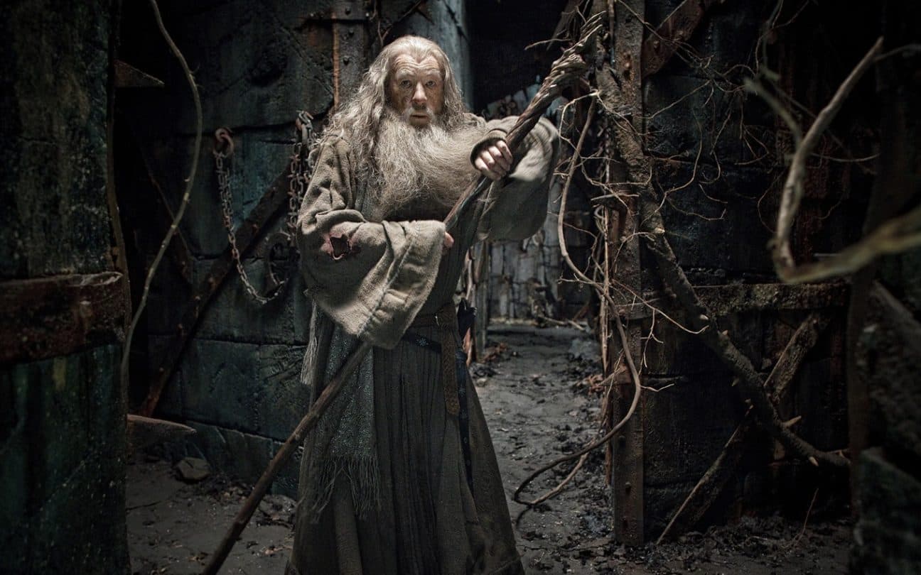 Ian McKellen em cena de Hobbit: A Desolação de Smaug