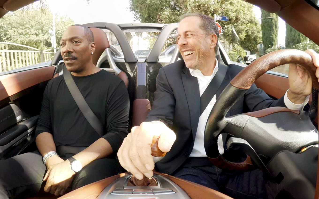 Eddie Murphy e Jerry Seinfeld em Comedians in Cars Getting Coffee